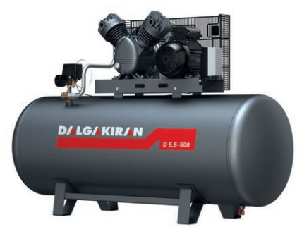 D 5,5 - 500 PİSTONLU KOMPRESÖR